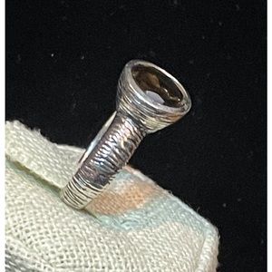 Retired Silpada brown topaz ring